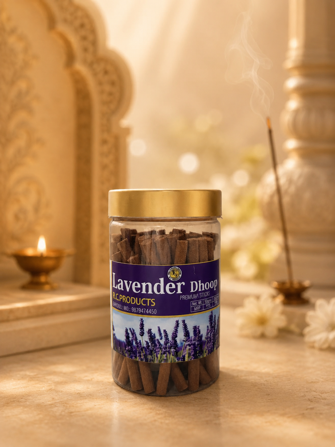 Lavender Dhoop Premium Sticks