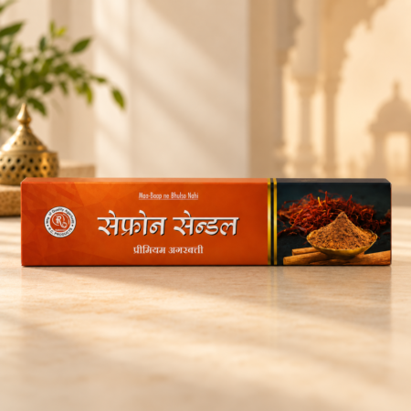 Saffron Sandal Premium Incense Sticks