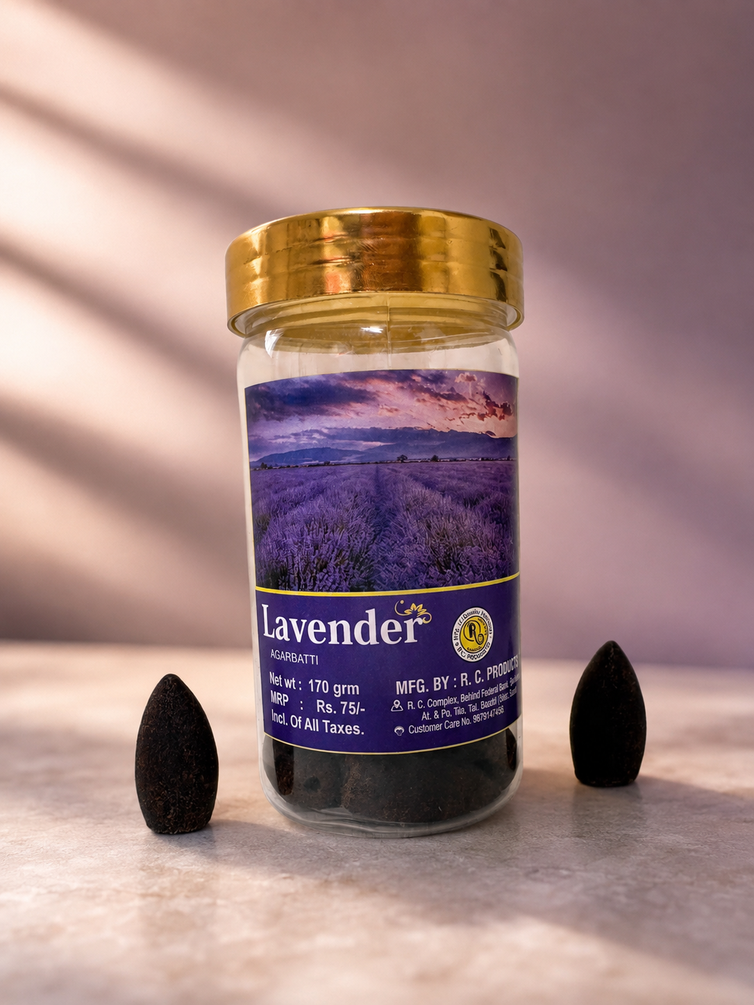 Lavender Cone Dhoop